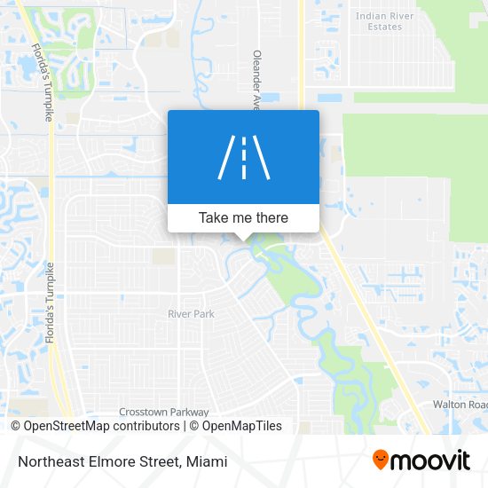 Mapa de Northeast Elmore Street