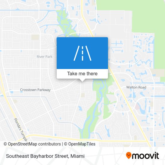 Southeast Bayharbor Street map