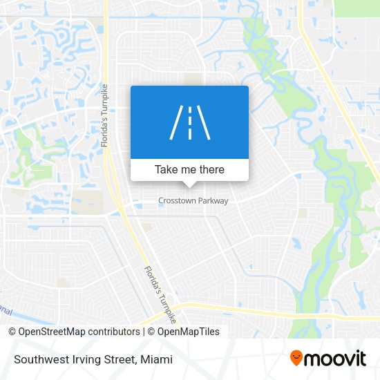 Mapa de Southwest Irving Street