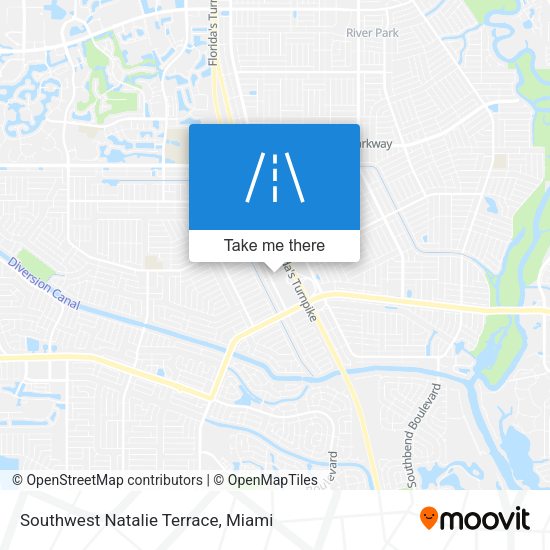 Southwest Natalie Terrace map