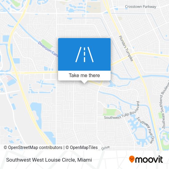 Mapa de Southwest West Louise Circle