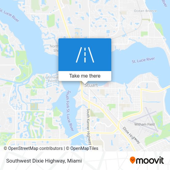 Mapa de Southwest Dixie Highway