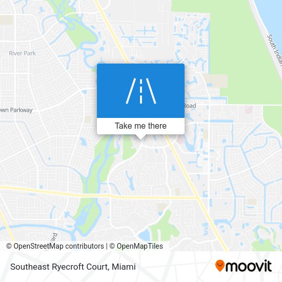 Mapa de Southeast Ryecroft Court