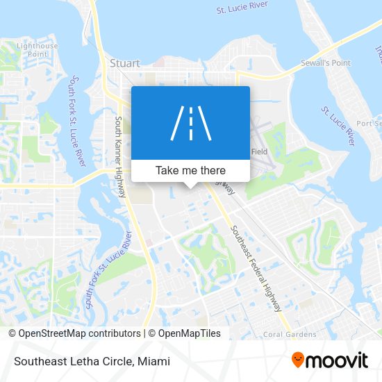 Southeast Letha Circle map