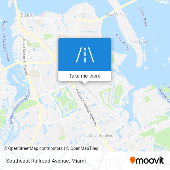 Southeast Railroad Avenue map