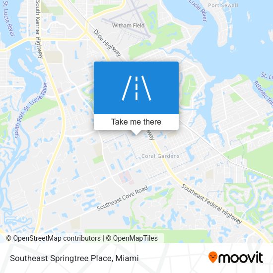 Southeast Springtree Place map
