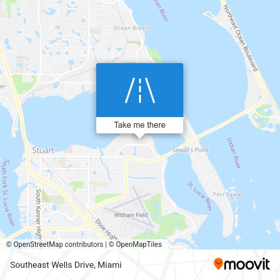 Southeast Wells Drive map