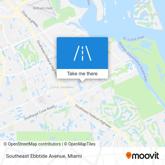Southeast Ebbtide Avenue map