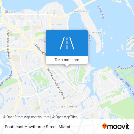 Mapa de Southeast Hawthorne Street