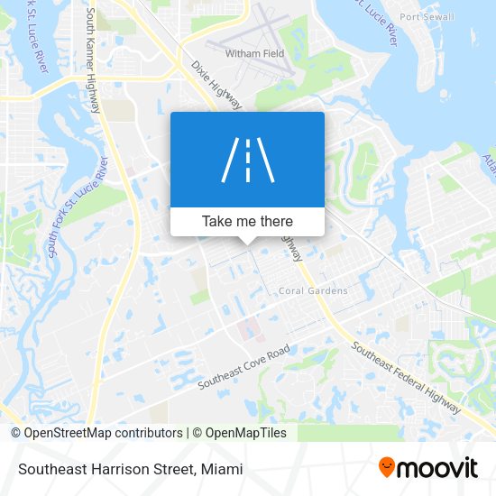 Mapa de Southeast Harrison Street