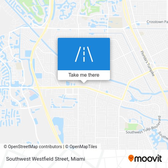 Southwest Westfield Street map