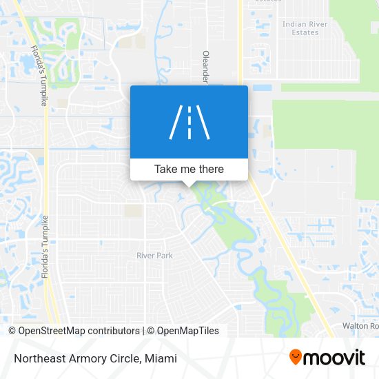 Northeast Armory Circle map