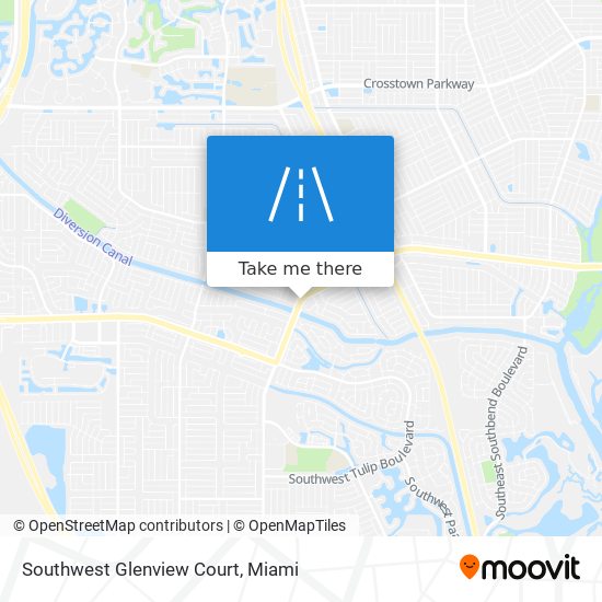 Mapa de Southwest Glenview Court