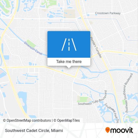 Mapa de Southwest Cadet Circle