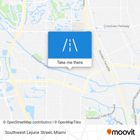 Southwest Lejune Street map