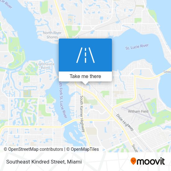 Mapa de Southeast Kindred Street
