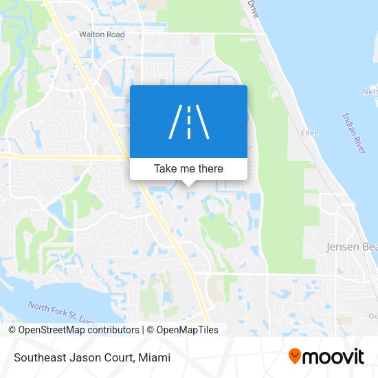 Southeast Jason Court map