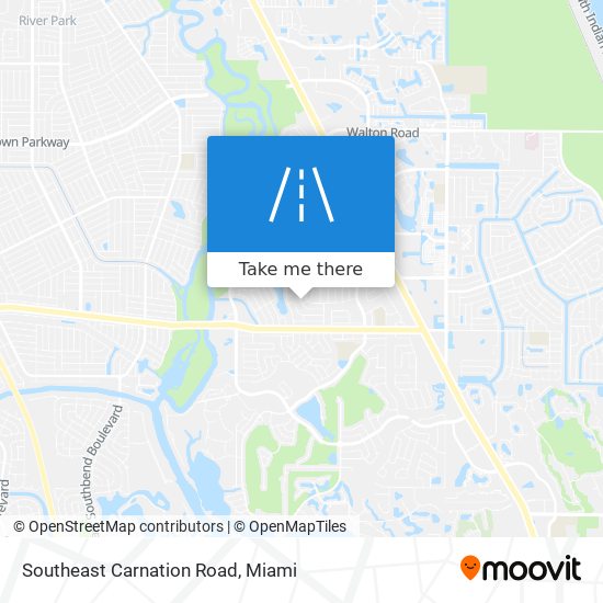 Southeast Carnation Road map