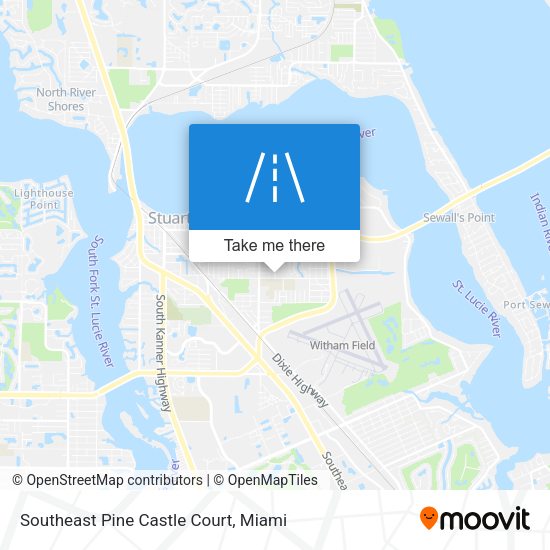 Southeast Pine Castle Court map