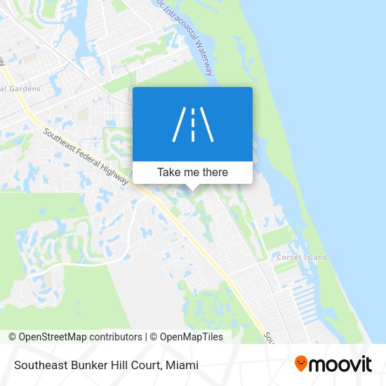 Mapa de Southeast Bunker Hill Court