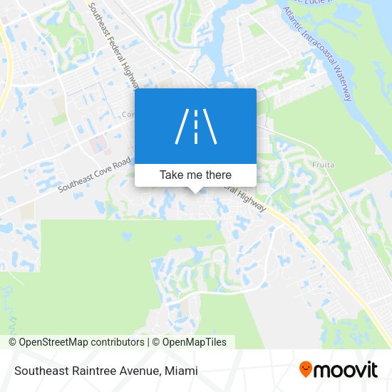 Mapa de Southeast Raintree Avenue
