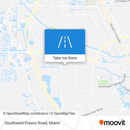 Mapa de Southwest Fresno Road