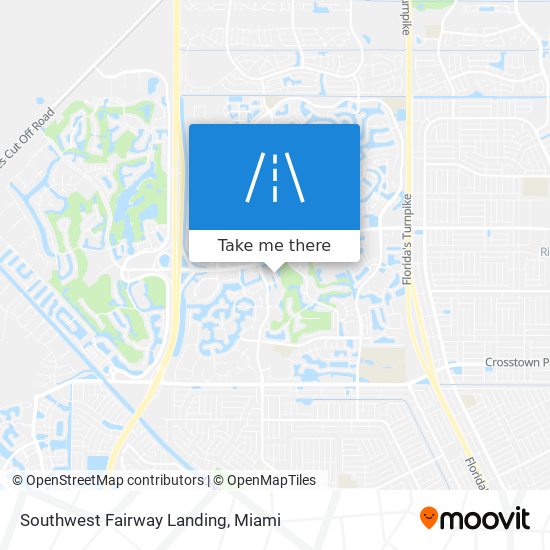 Southwest Fairway Landing map