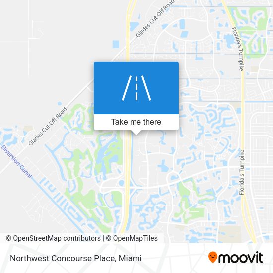 Mapa de Northwest Concourse Place