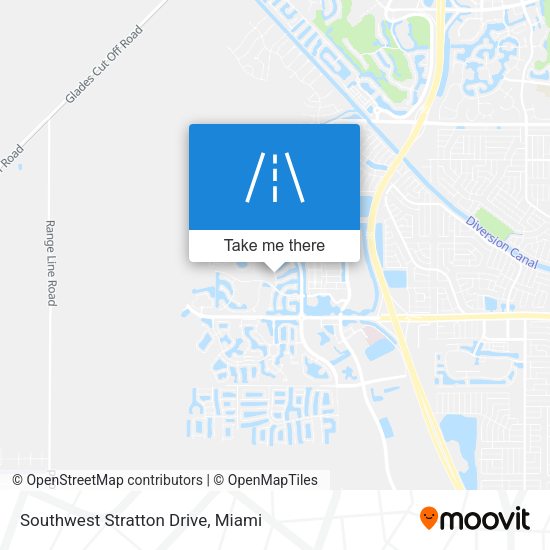 Mapa de Southwest Stratton Drive