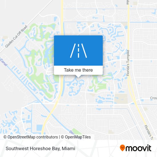 Mapa de Southwest Horeshoe Bay
