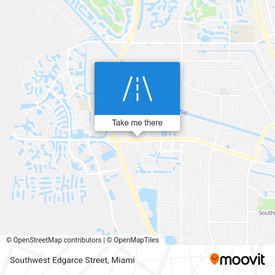 Southwest Edgarce Street map