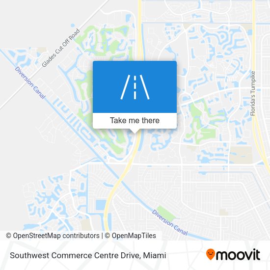 Southwest Commerce Centre Drive map