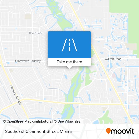 Southeast Clearmont Street map