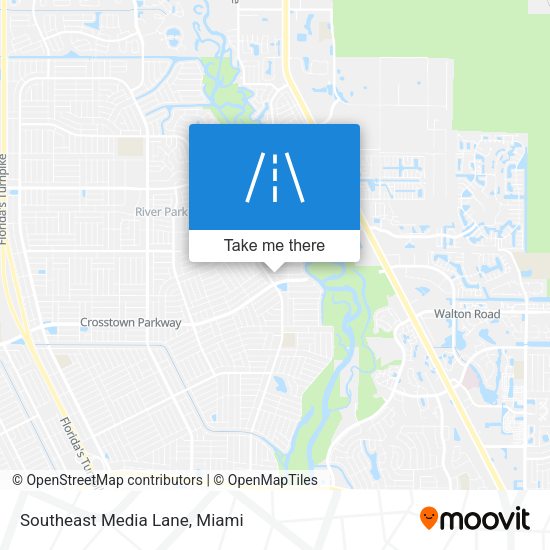 Southeast Media Lane map