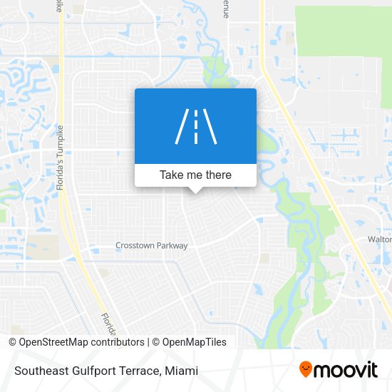 Southeast Gulfport Terrace map
