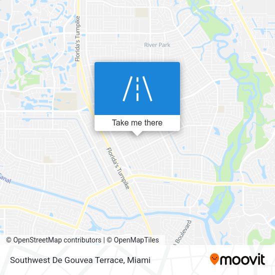 Southwest De Gouvea Terrace map
