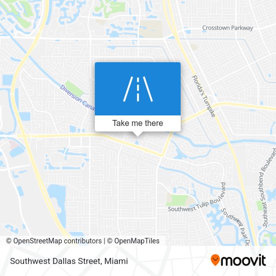 Mapa de Southwest Dallas Street