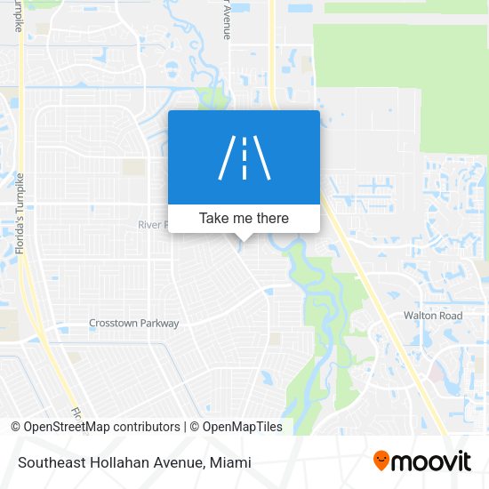 Southeast Hollahan Avenue map