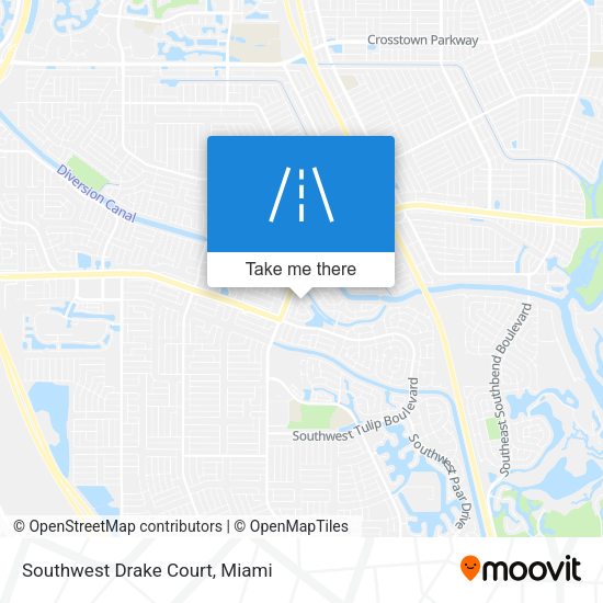 Southwest Drake Court map