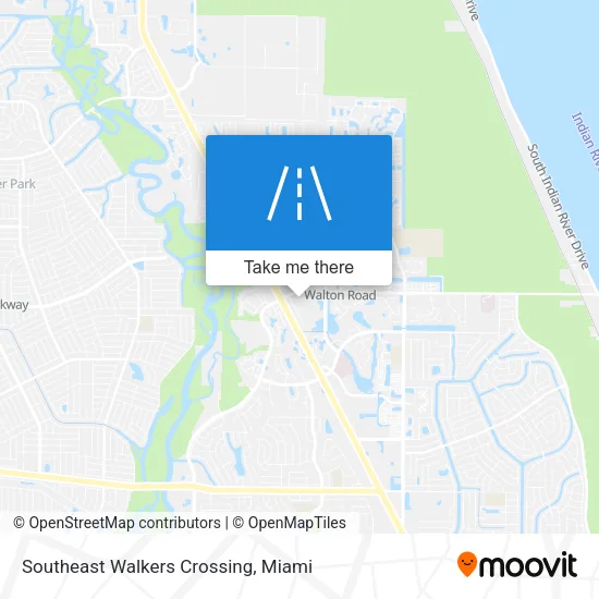 Southeast Walkers Crossing map