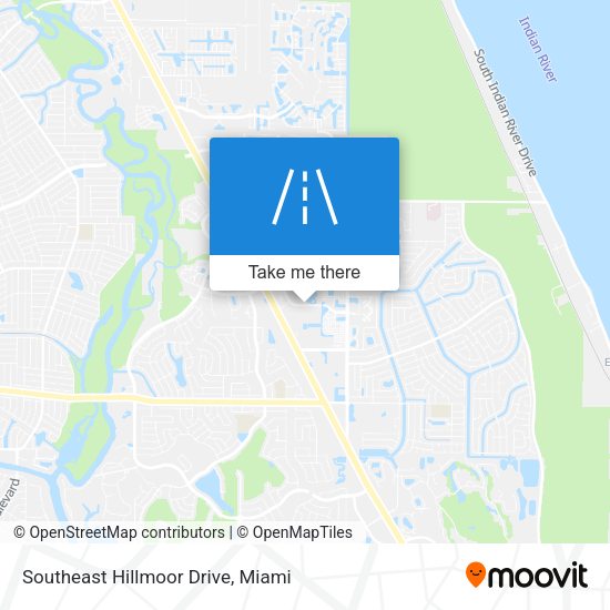 Southeast Hillmoor Drive map