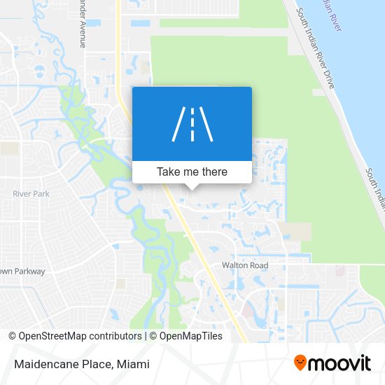 Mapa de Maidencane Place