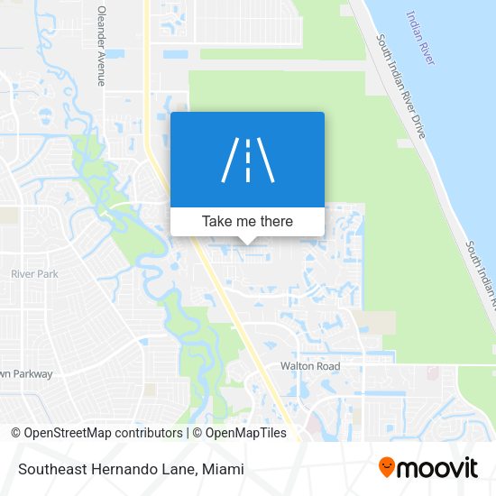 Southeast Hernando Lane map