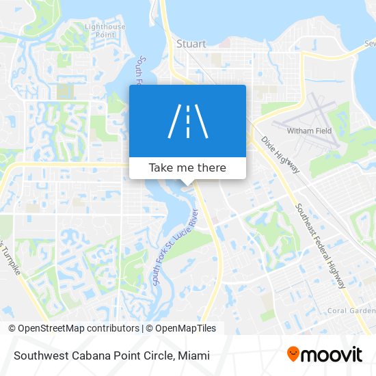 Mapa de Southwest Cabana Point Circle