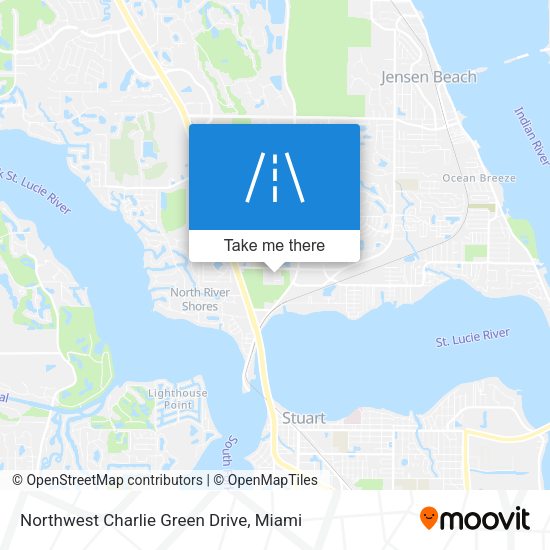 Northwest Charlie Green Drive map