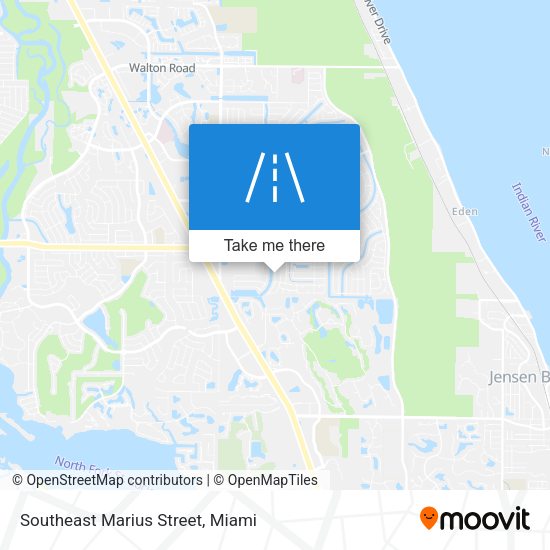 Mapa de Southeast Marius Street