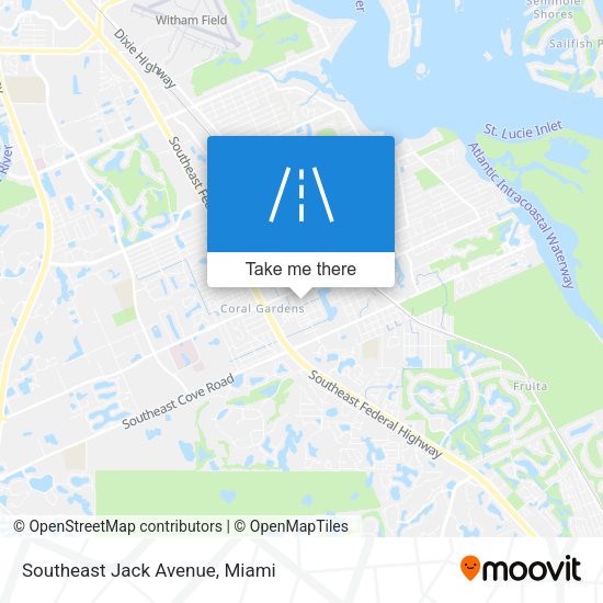 Southeast Jack Avenue map