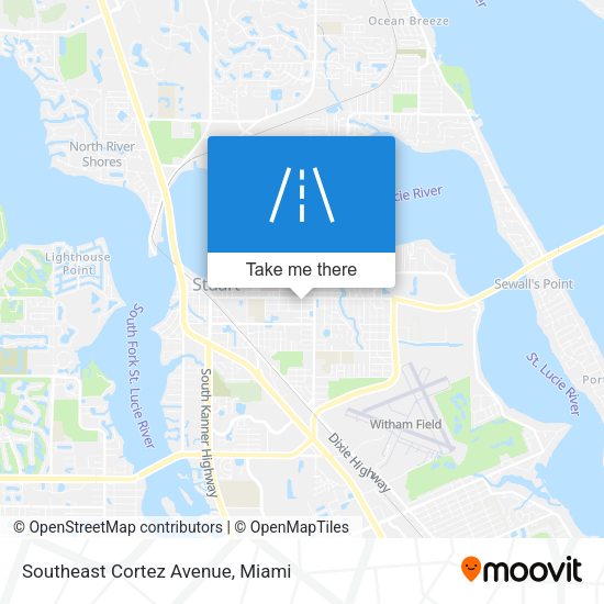 Southeast Cortez Avenue map