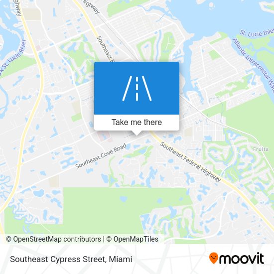 Southeast Cypress Street map