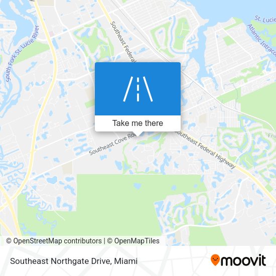 Mapa de Southeast Northgate Drive